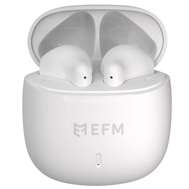 EFM Kansas TWS Earbuds with Fast Charge - White